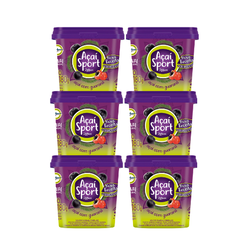 6 x Acai Sport 180 Gr